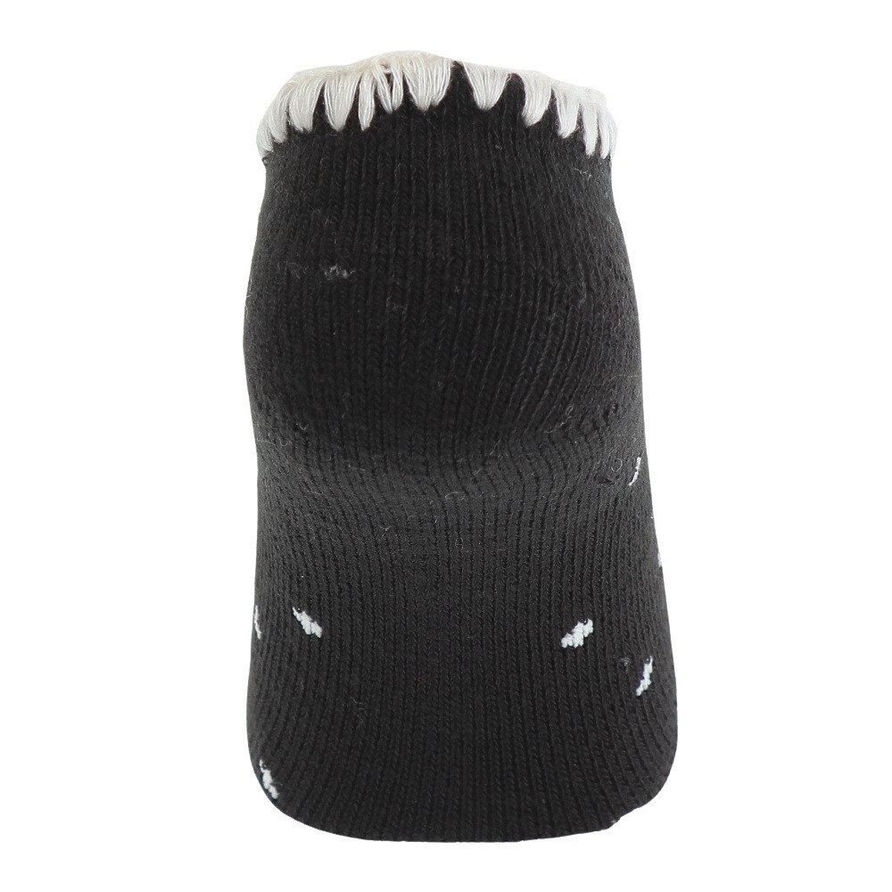 福助（レディース）FUN WARMHOME うさぎ柄 内側パイル 裏起毛 2262-93LBLK