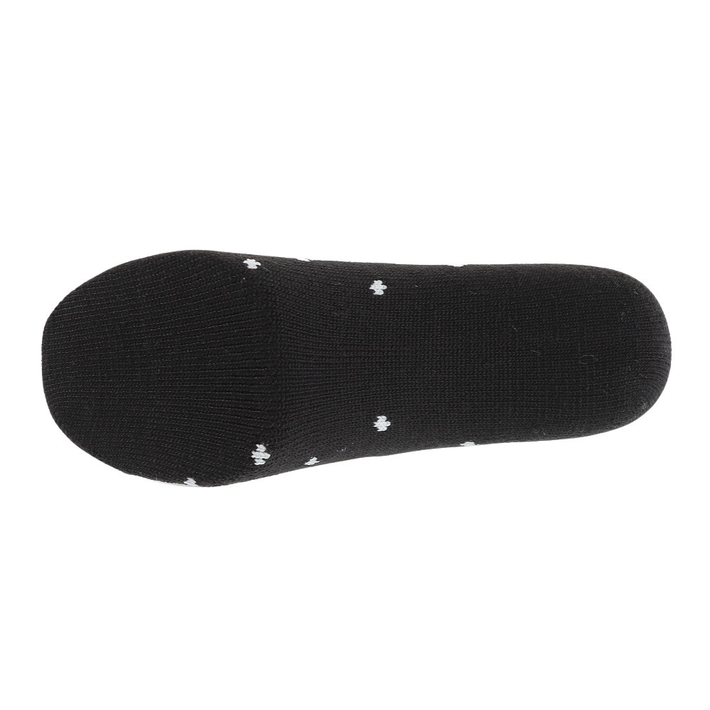 福助（レディース）FUN WARMHOME うさぎ柄 内側パイル 裏起毛 2262-93LBLK