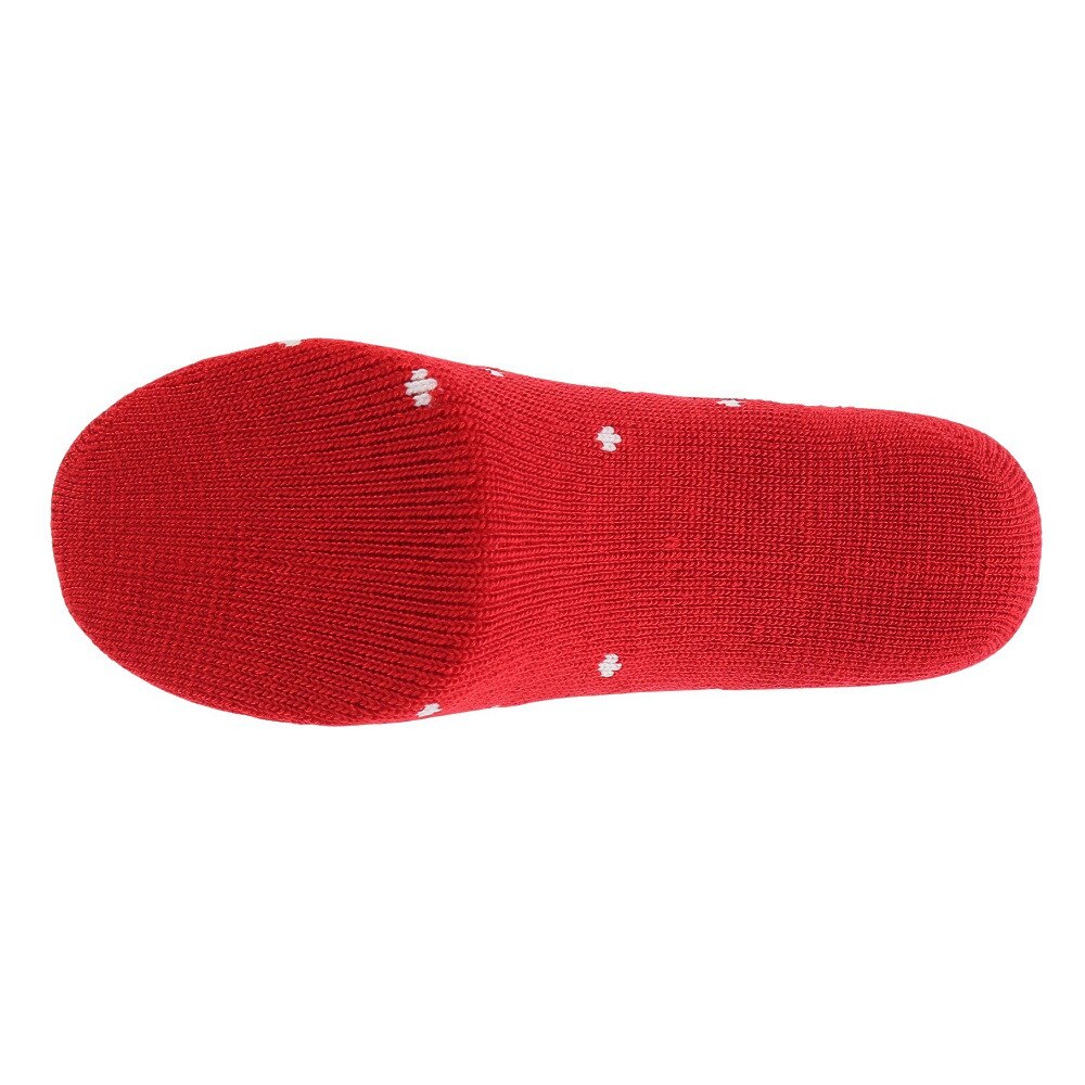 福助（レディース）FUN WARMHOME うさぎ柄 内側パイル 裏起毛 2262-93LRED