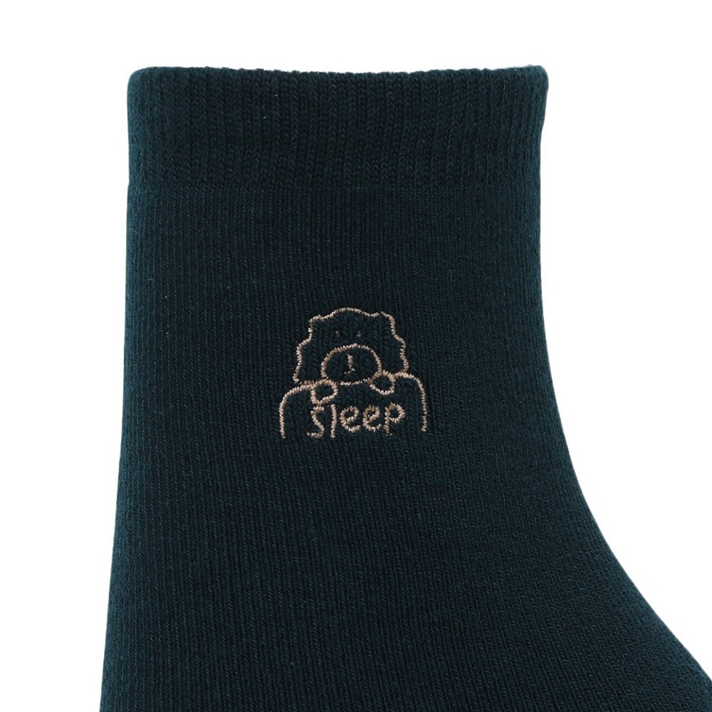 福助（FUKUSUKE）（レディース）ソックス あったかワンポイントパイル 3262-87KGRN