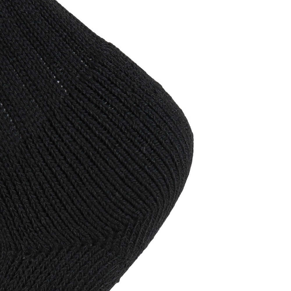 クー（Coo.）（レディース）1足組 クルー丈 ラインソックス 895Q4GSA0035 BLK