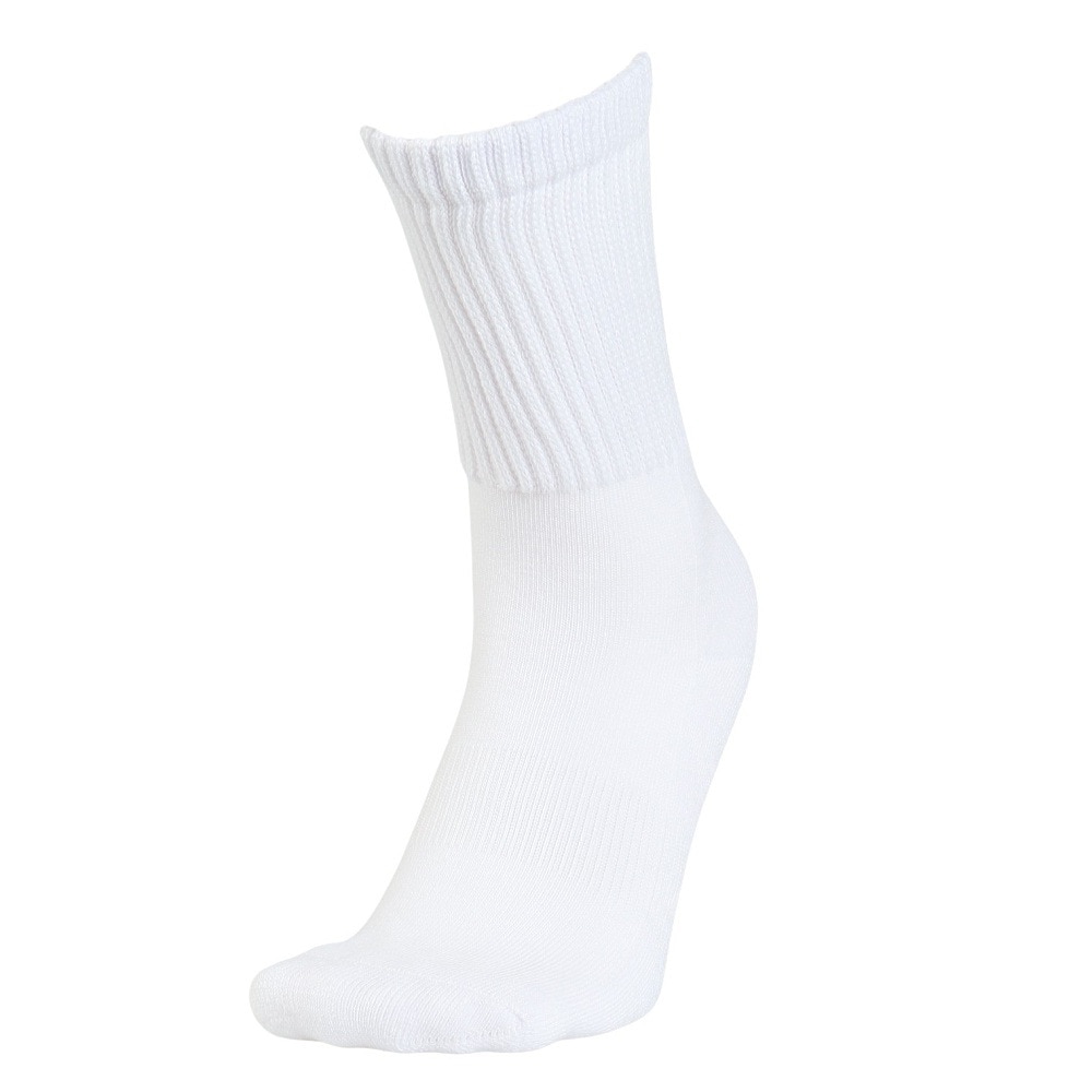 クー（Coo.）（レディース）1足組 クルー丈 ソックス 895Q4GSA0036 WHT