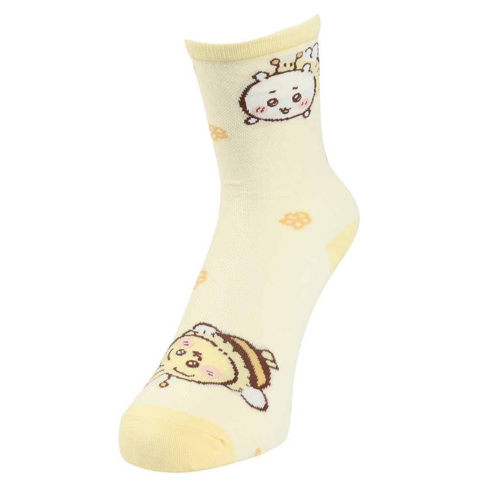 ちいかわ（chiikawa）（レディース）ハチワレ うさぎ ハチ総柄 メッシュソックス 3197011-41
