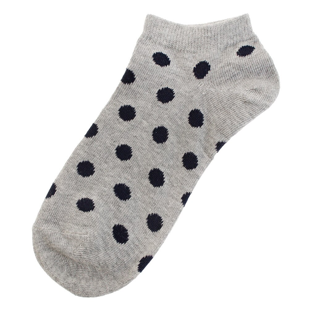  ドット ショートソックス 895PA0OK6299GRY