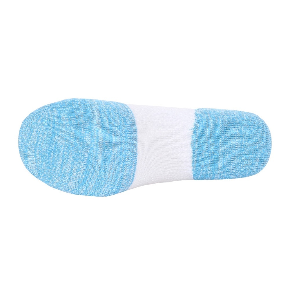 クー（Coo.）（レディース）ハイバソックス WHT-BU 895Q3OK0134 BLU