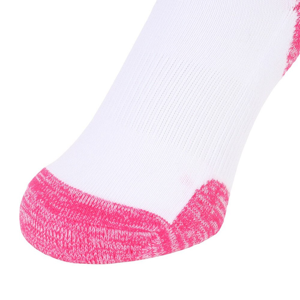 クー（Coo.）（レディース）ハイバソックス WHT-PK 895Q3OK0135 PNK