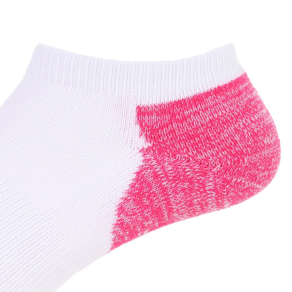 クー（Coo.）（レディース）ハイバソックス WHT-PK 895Q3OK0135 PNK