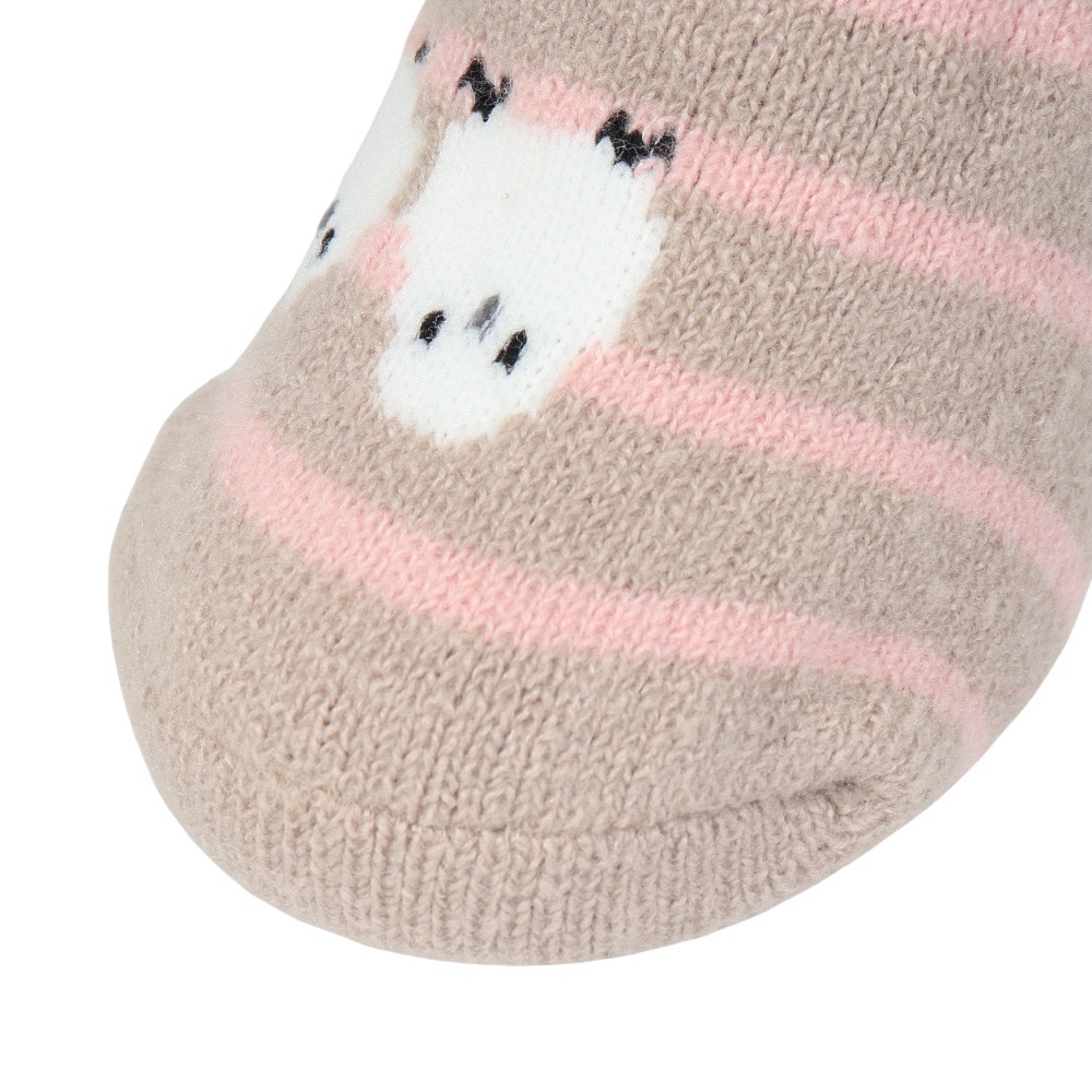 福助（レディース）ルームソックス WARM HOME シマエナガカバー ショート丈 2262-10M BRN 23cm