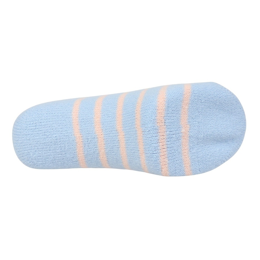 福助（レディース）ルームソックス WARM HOME シマエナガカバー ショート丈 2262-10M SAX サックス 23cm
