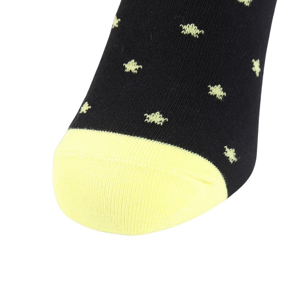 ちいかわ（レディース）靴下 クルー丈 星柄ソックス 黒 22-24cm 3197052 うさぎ ソックス クルーソックス カジュアル キャラクター