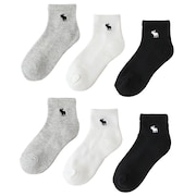 (キッズ)AFHN ANKLE ソックス 6足組 B3FA04-GH3