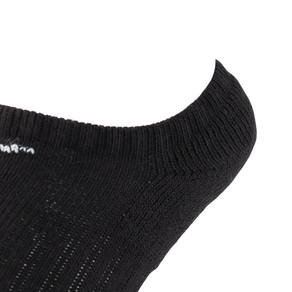 ナイキ（NIKE）（キッズ）靴下 キッズ パフォーマンス クッションド ノーショウ トレーニングソックス 6足組 黒 21-23cm SX6911-010