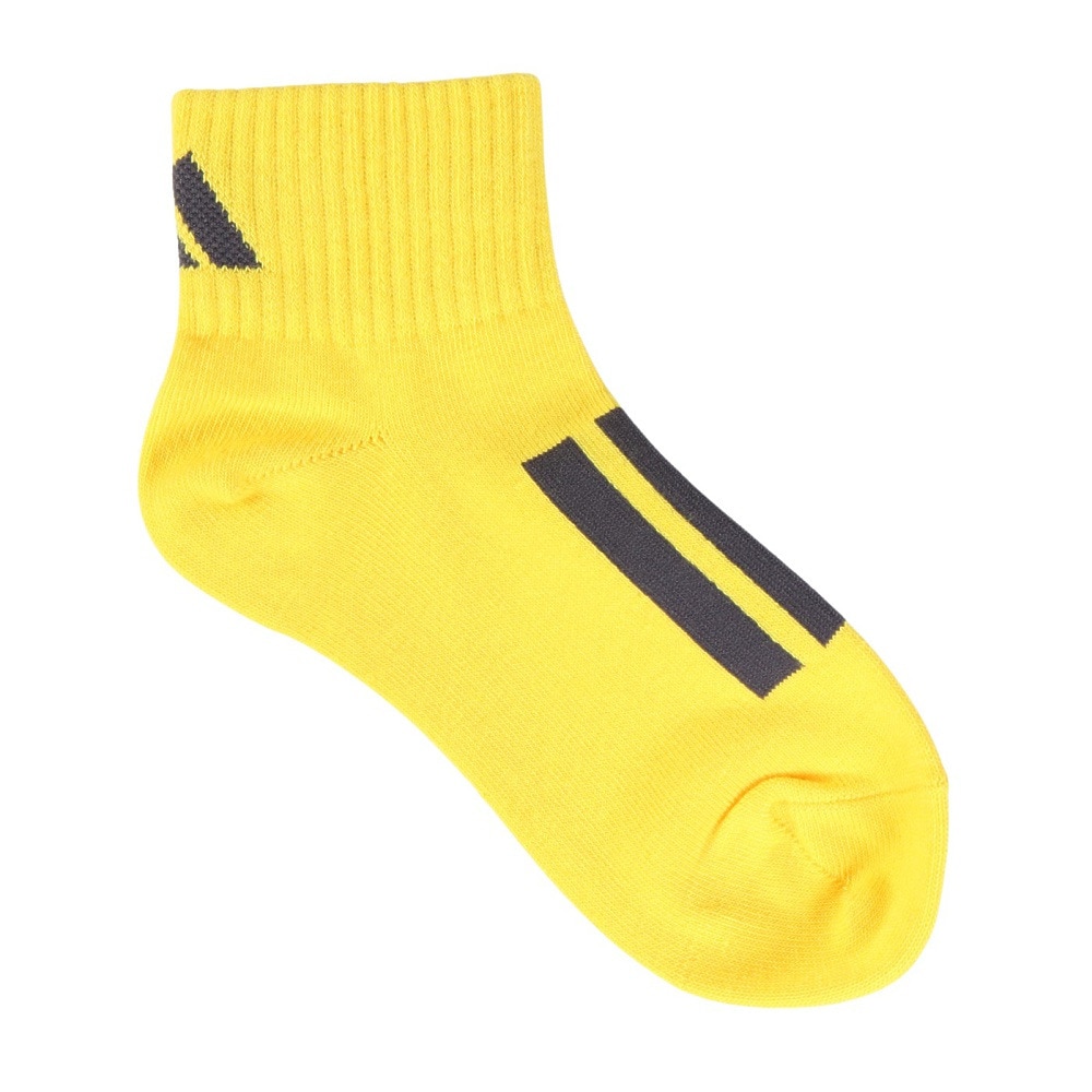 アディダス（adidas）（キッズ）ソックス 靴下 ２足組 SS-Sサイズ(19-23cm) 黄/赤 ODW27-KK8075 子供用 ２足セット ショート丈