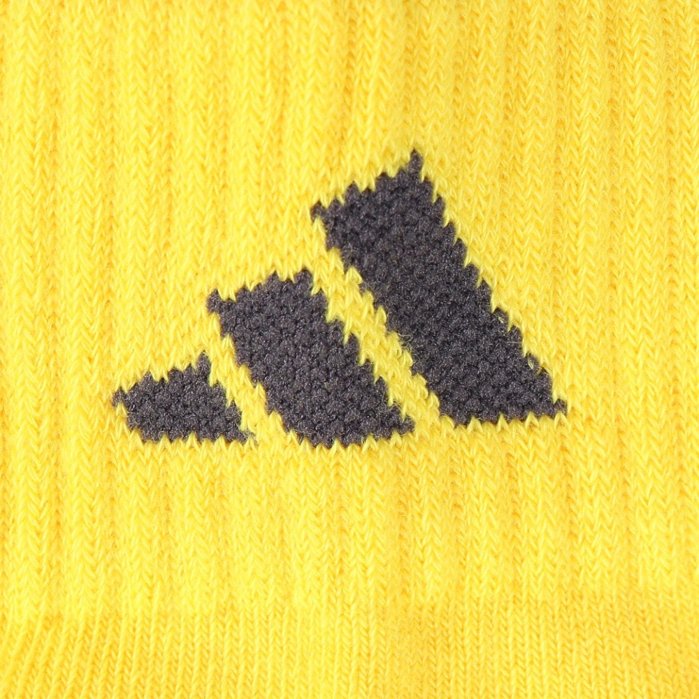 アディダス（adidas）（キッズ）ソックス 靴下 ２足組 SS-Sサイズ(19-23cm) 黄/赤 ODW27-KK8075 子供用 ２足セット ショート丈
