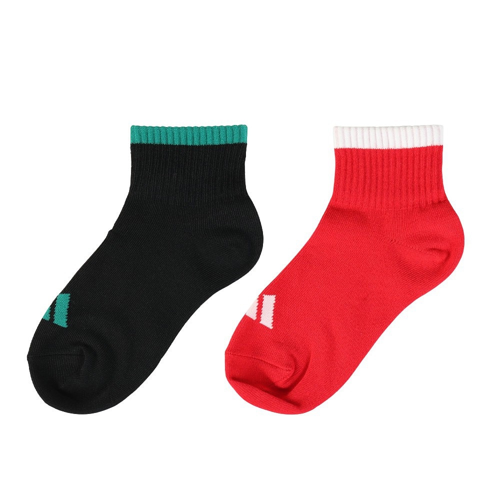 アディダス（adidas）（キッズ）2足組 ソックス ODW29-KK8077