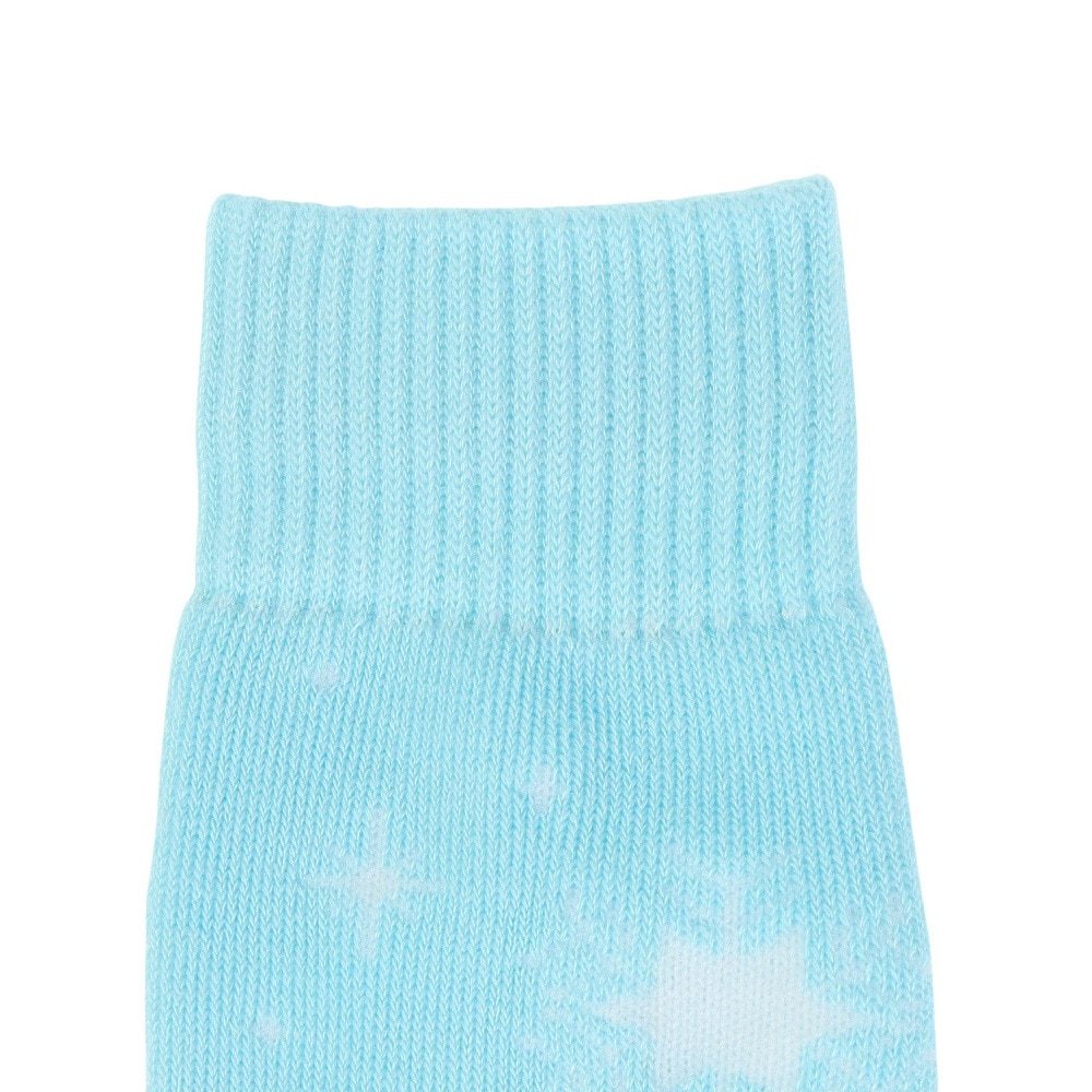 エアボーン（ARBN）（キッズ）ガールズ HEAT-X クルーソックス BLU/PUR 雪 2足組 AB43AC1592 BLU15 防寒 15cm