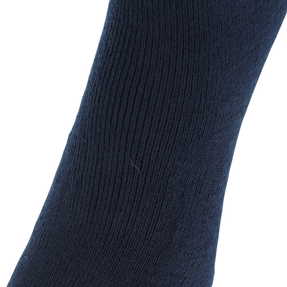 エアボーン（ARBN）（キッズ）ジュニア HEAT-X クルーソックス NVY/BLK 雪 2足組 AB43AC1595 NVY19 防寒