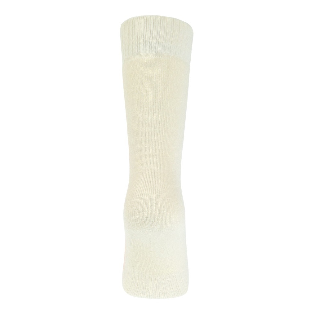 エアボーン（ARBN）（キッズ）ガールズ HEAT-X クルーソックス WHT/PUR ストライプ 2足組 AB43AC1596 WHT19 防寒