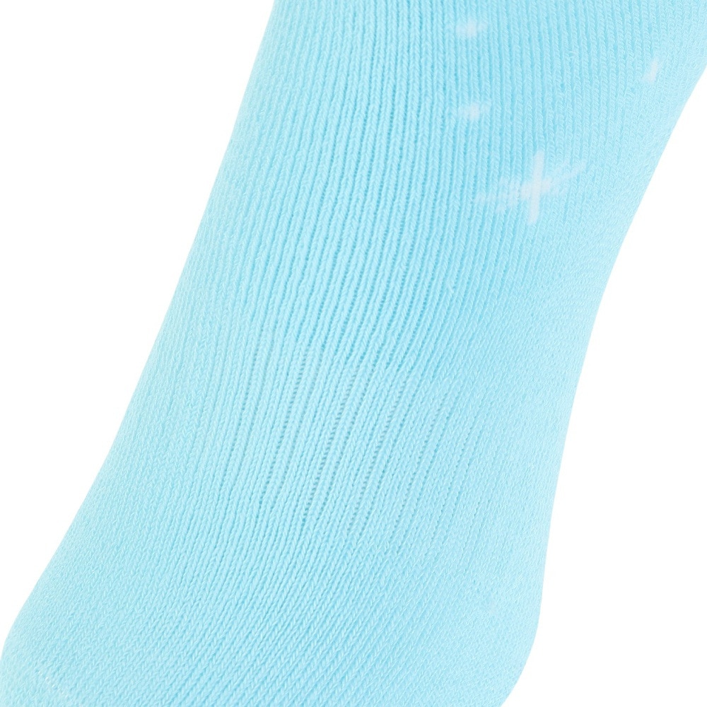 エアボーン（ARBN）（キッズ）ガールズ HEAT-X クルーソックス BLU/PUR 雪 2足組 AB43AC1598 BLU19 防寒 19cm