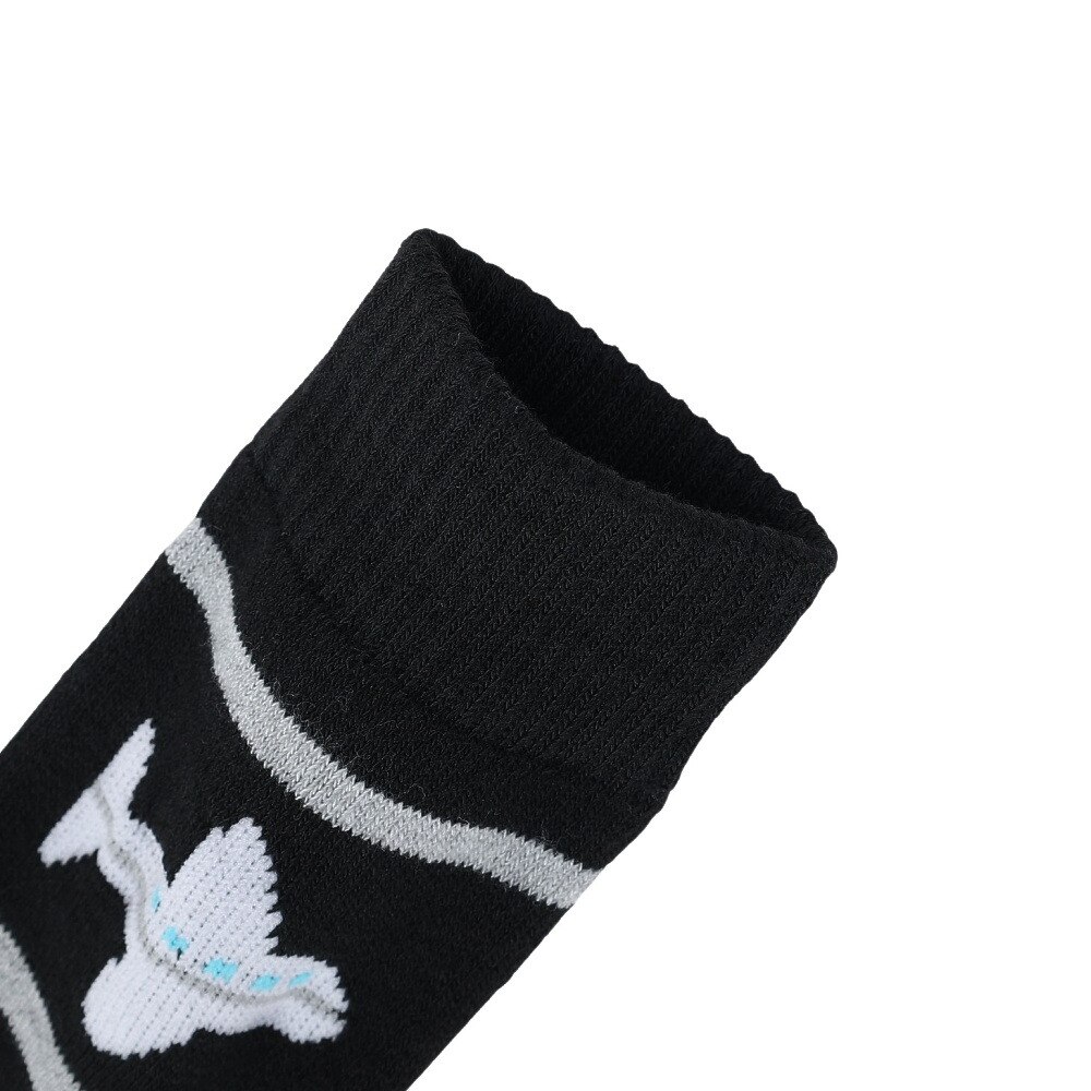 クー（Coo.）（キッズ）ジュニア ヒートクロス 2足組 クルー丈 ソックス 896Q4GSA0001 GRY15