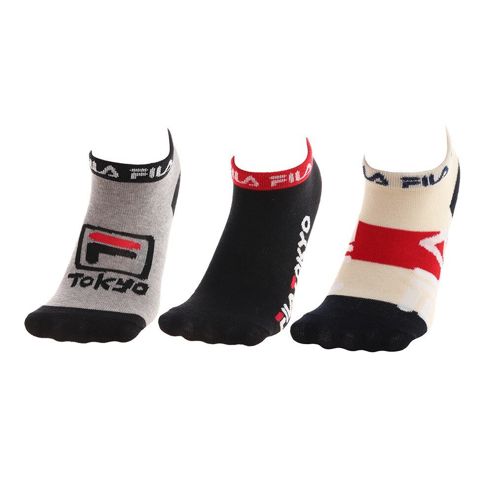 キッズ アンクルソックス 3足組 02 フィラ スポーツ用品はスーパースポーツゼビオ