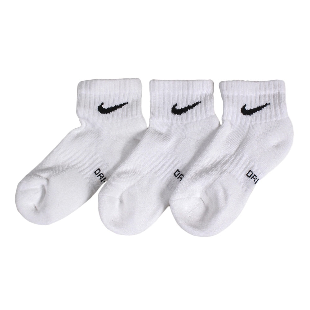 ナイキ（NIKE）（キッズ）3足組 ジュニア YA パーフ クッション QT ソックス SX6844-100SP18