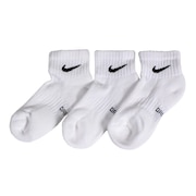 ナイキ（NIKE）（キッズ）3足組 ジュニア YA パーフ クッション QT ソックス SX6844-100SP18