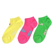 フィラ(FILA)(キッズ)ジュニア 3足組 アンクルソックス 4510751-01-1924