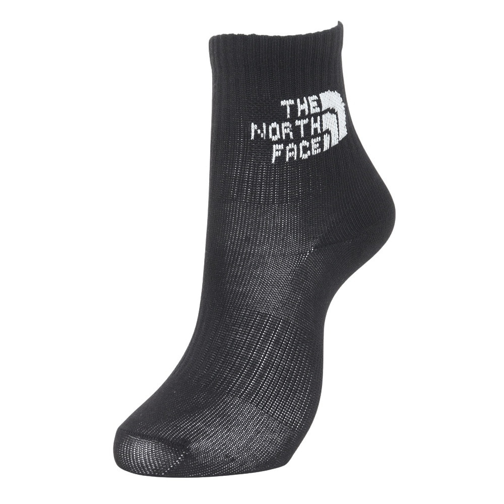 ザ・ノース・フェイス（THE NORTH FACE）（キッズ）キッズ TNF ジャカード ロゴ 3足組 クルー ソックス NNJ82411 KW