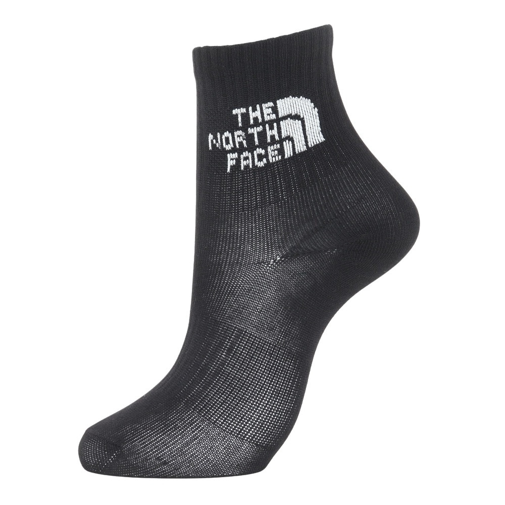 ザ・ノース・フェイス（THE NORTH FACE）（キッズ）キッズ TNF ジャカード ロゴ 3足組 クルー ソックス NNJ82411 KW