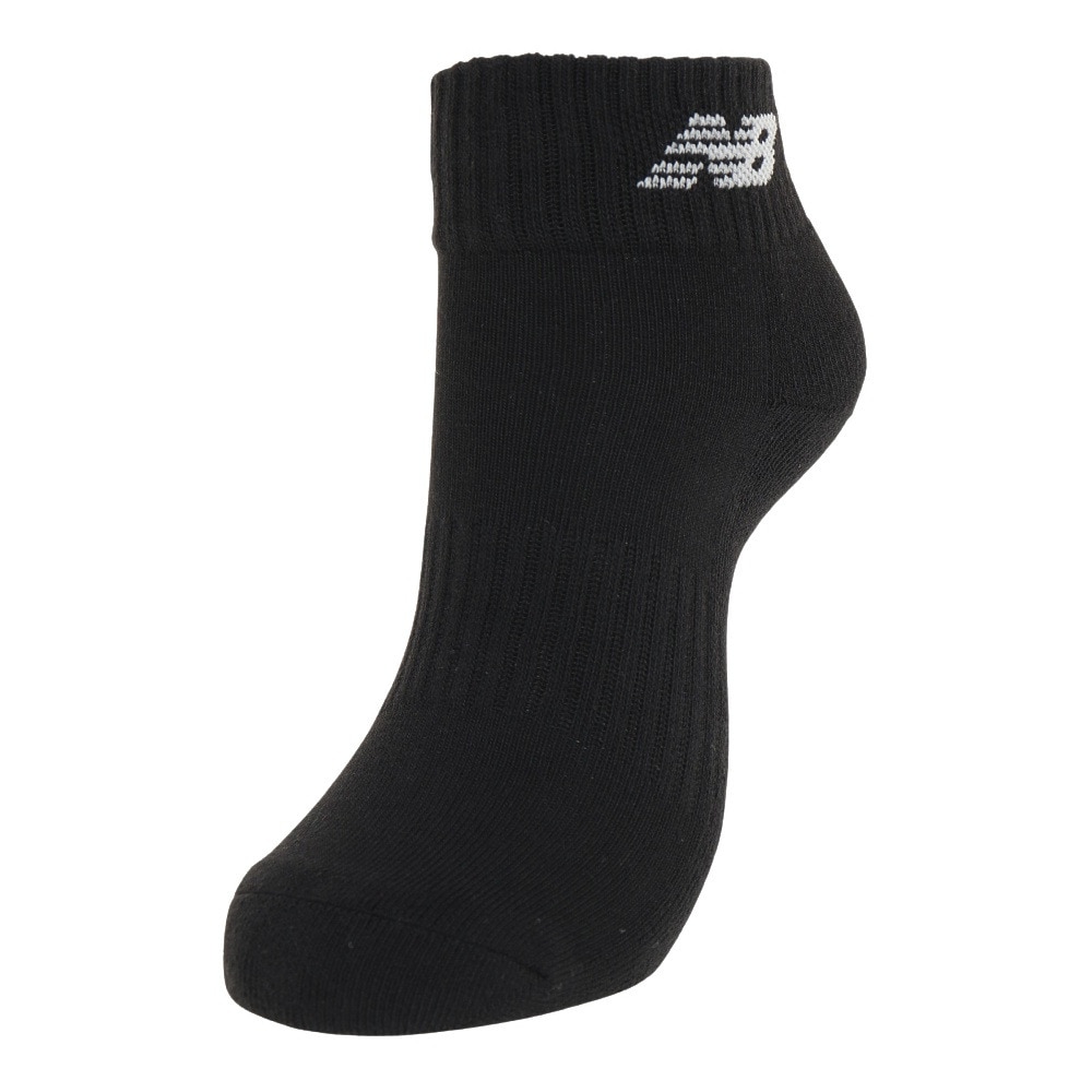 ニューバランス（new balance）（キッズ）ジュニア 3足組ソックスショートレングス LAS35710BK