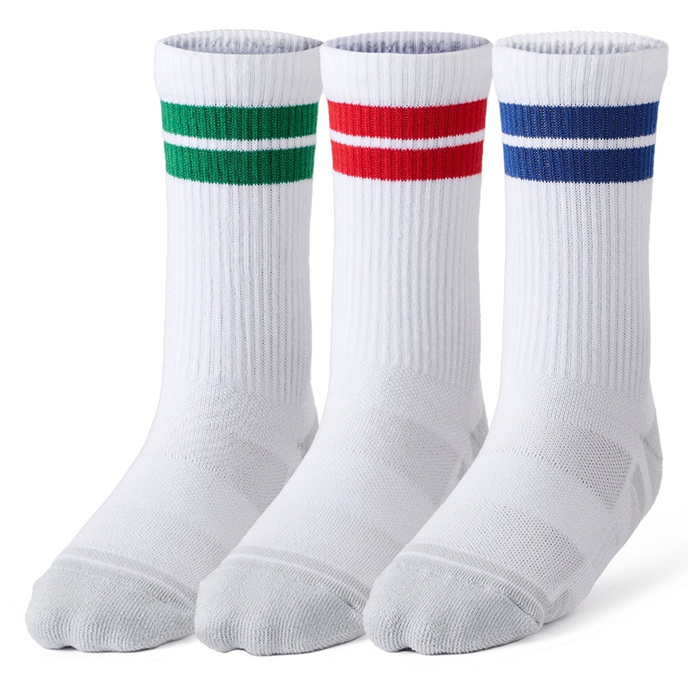 アンダーアーマー（UNDER ARMOUR）（キッズ）キッズ パフォーマンス テック クルー ソックス 3足組 1379521 102 白 SSサイズ Sサイズ