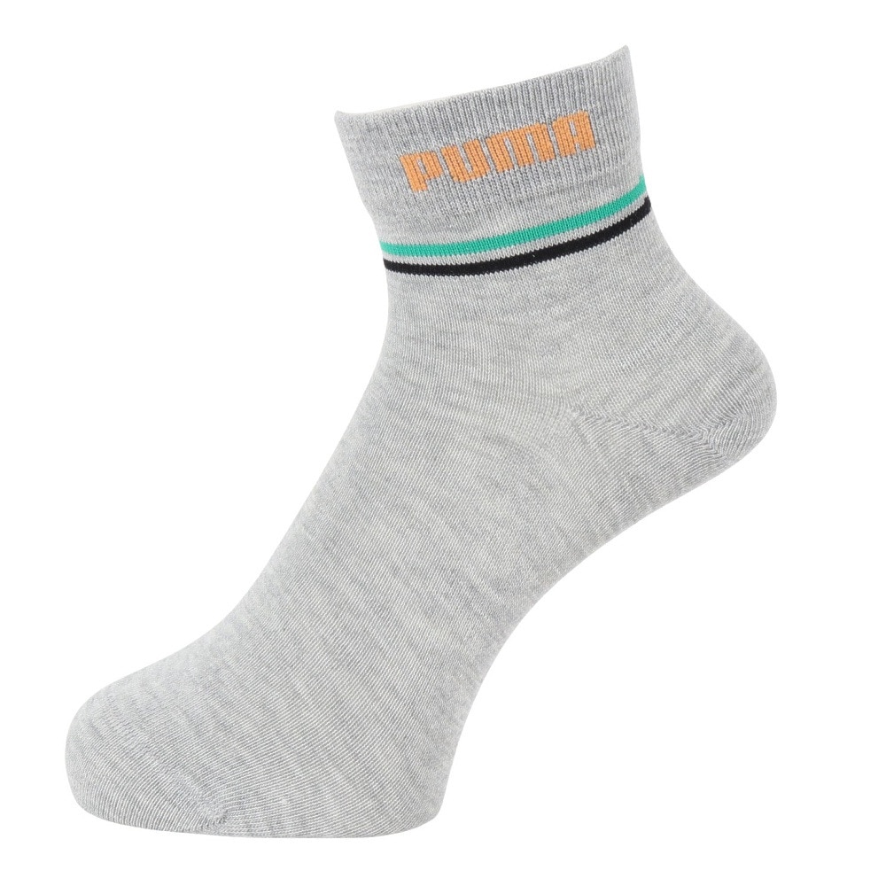 プーマ（PUMA）（キッズ）靴下 ジュニア ライン クォーター丈 ソックス 3足組 19センチ 21センチ 23センチ 4293402-02 運動 スポーツ 新調