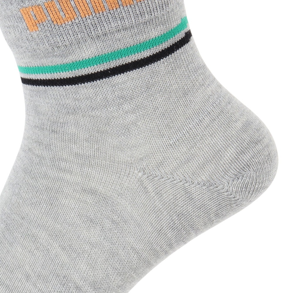プーマ（PUMA）（キッズ）靴下 ジュニア ライン クォーター丈 ソックス 3足組 19センチ 21センチ 23センチ 4293402-02 運動 スポーツ 新調