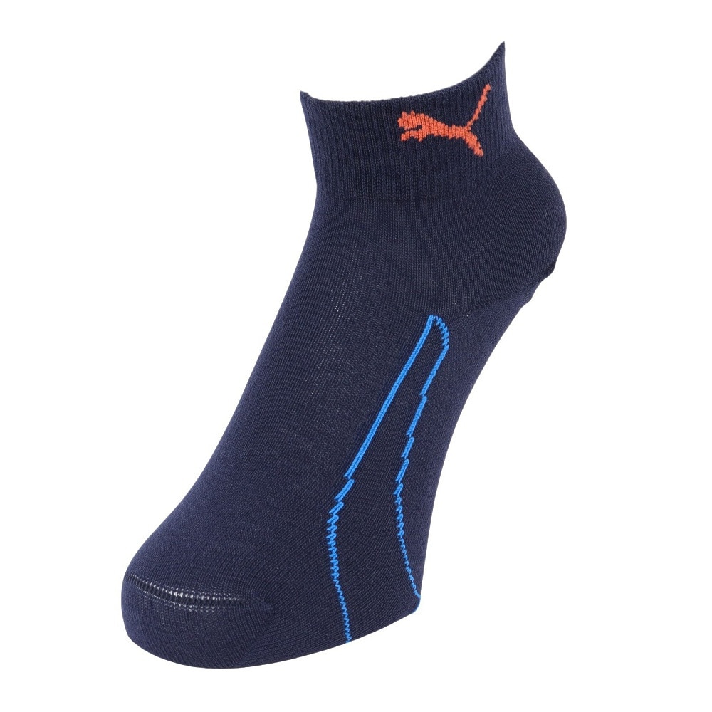 プーマ（PUMA）（キッズ）靴下 ジュニア ロゴ クォーター丈 ソックス 3足組 19.0-23.0cm 4293403-02 3色セット 子供用