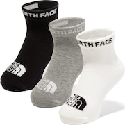 ノースフェイス(THE NORTH FACE)(キッズ)アンクル 3足組 ソックス キッズ NNJ82310 MK