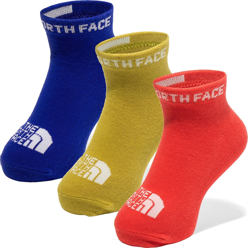 ノースフェイス（THE NORTH FACE）（キッズ）アンクル 3足組 ソックス キッズ NNJ82310 ML