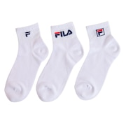 フィラ（FILA）（キッズ）ジュニア 3足組 ショートソックス 4510036-01-1924