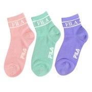 フィラ(FILA)(キッズ)ジュニア 3足組 ショートソックス 4510753-01-1924