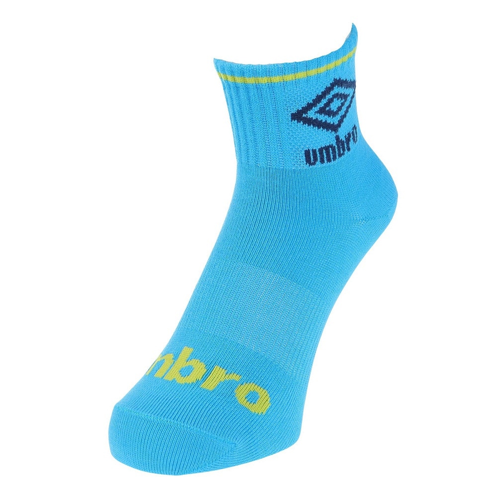 アンブロ（UMBRO）（キッズ）3足組ショートソックス UUAVJB10 LGRS