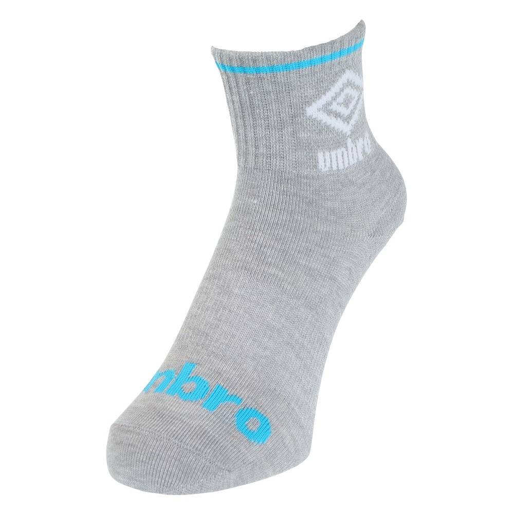 アンブロ（UMBRO）（キッズ）3足組ショートソックス UUAVJB10 LGRS