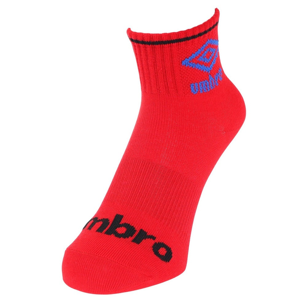 アンブロ（UMBRO）（キッズ）3足組ショートソックス UUAVJB10 LGRS