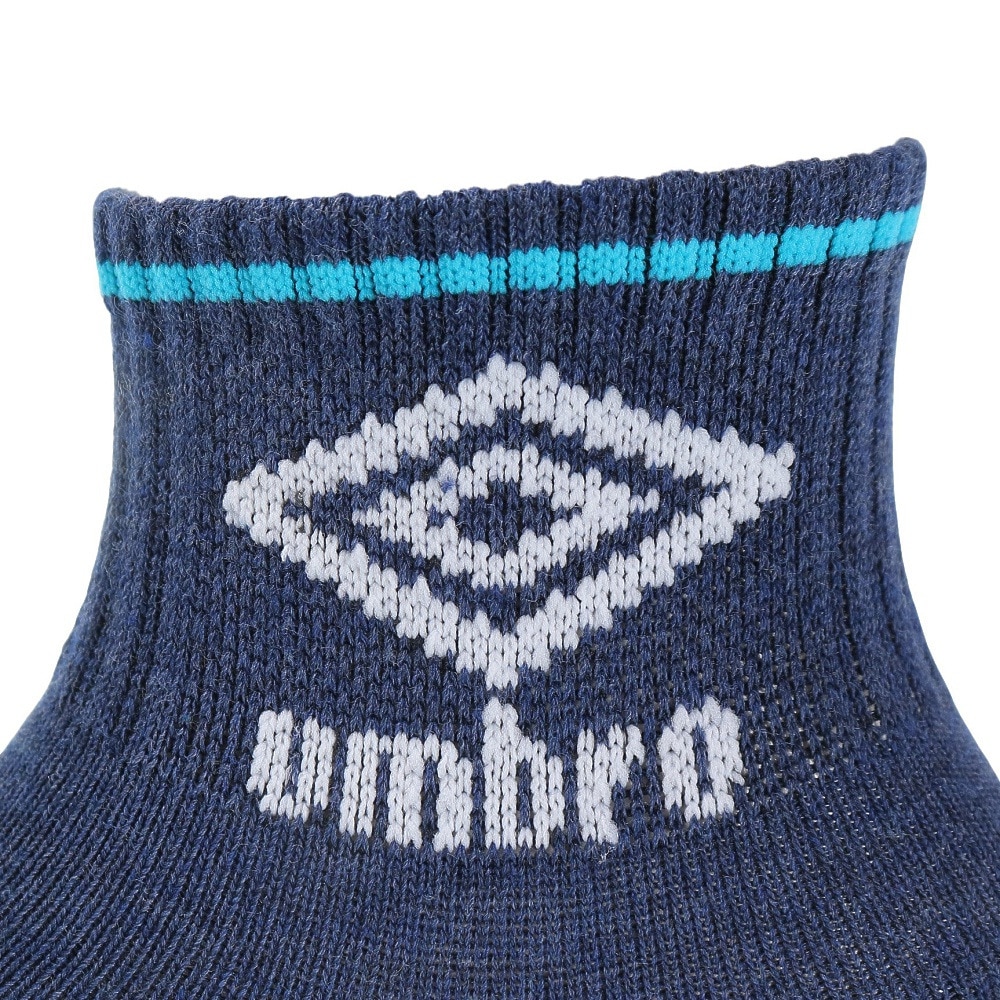 アンブロ（UMBRO）（キッズ）3足組ショートソックス UUAVJB10 NBWH