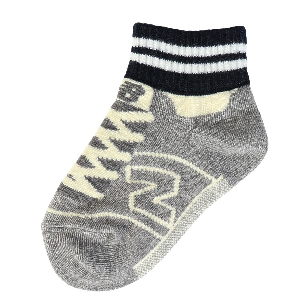 ニューバランス（new balance）（キッズ）靴下 ボーイズ 3Pソックス 13-19cm LAS55648AS1 子供 ソックス 3足セット