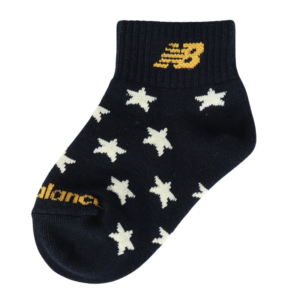 ニューバランス（new balance）（キッズ）靴下 ボーイズ 3Pソックス 13-19cm LAS55648AS2 子供 ソックス 3足セット