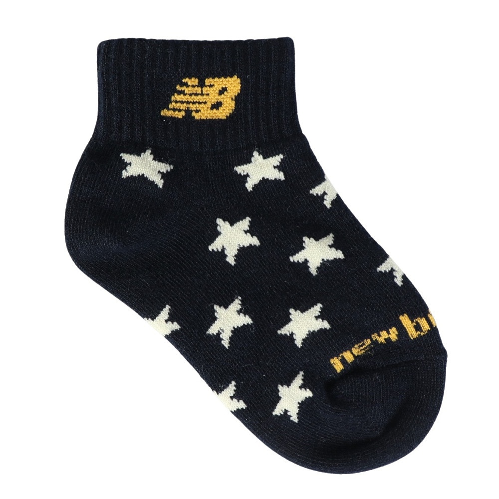 ニューバランス（new balance）（キッズ）靴下 ボーイズ 3Pソックス 13-19cm LAS55648AS2 子供 ソックス 3足セット