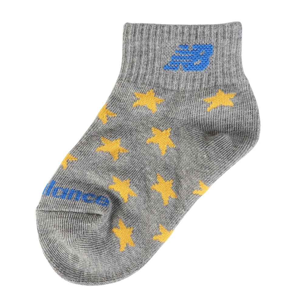ニューバランス（new balance）（キッズ）靴下 ボーイズ 3Pソックス 13-19cm LAS55648AS2 子供 ソックス 3足セット