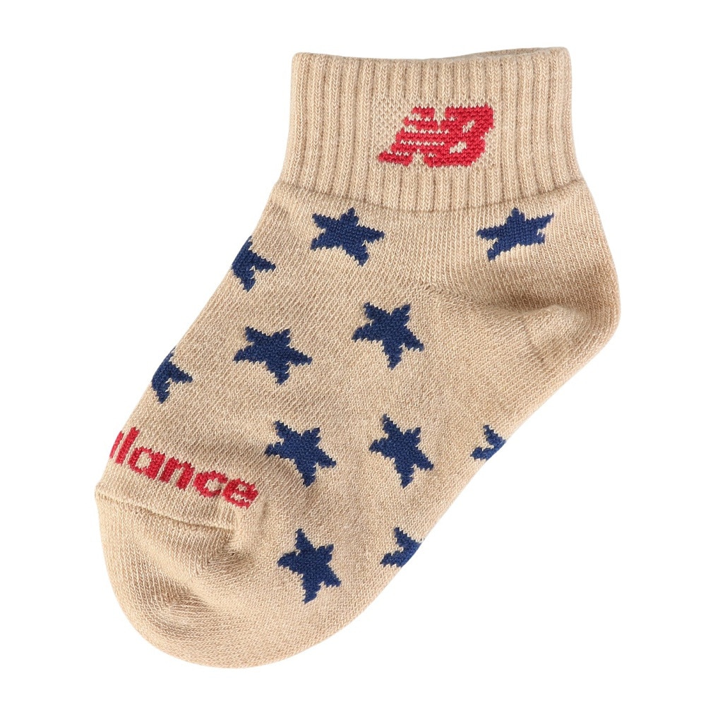 ニューバランス（new balance）（キッズ）靴下 ボーイズ 3Pソックス 13-19cm LAS55648AS2 子供 ソックス 3足セット