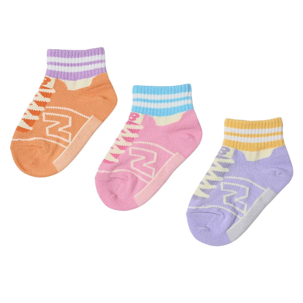 ニューバランス（new balance）（キッズ）ジュニア ガールズ ソックス 3足組 LAS55649AS1