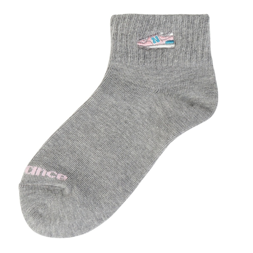 ニューバランス（new balance）（キッズ）靴下 ジュニア ガールズ ソックス 3足組 LAS55654AS1 19-23cm 子供